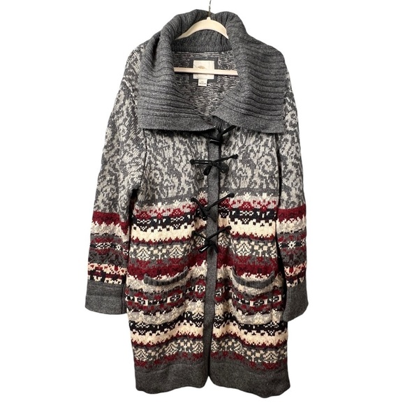 Bob Timberlake Jackets & Blazers - Bob Timberlake Sweater Jacket Women's Plus Size XXL Nordic Design 100% Wool